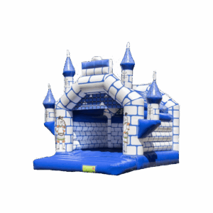 Château gonflable médiéval avec ses tourelles