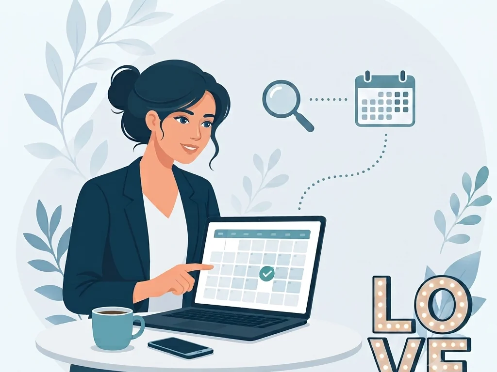 Vérifier la disponibilité des lettres géantes LOVE pour sa date de mariage