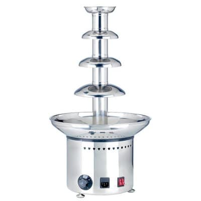 Fontaine à chocolat en inox à plusieurs étages