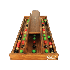 Jeu de memory en bois avec ses billes de couleur