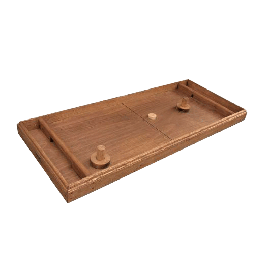 Table à glisser en bois avec ses palets