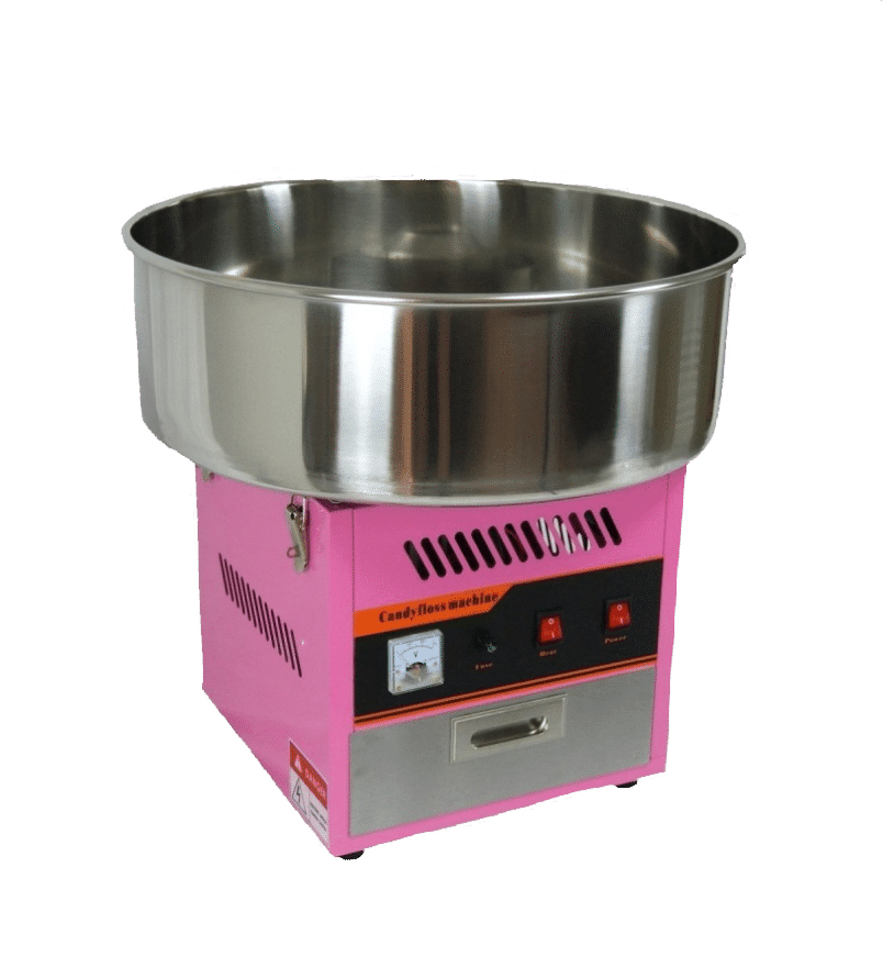Machine à barbe à papa professionnelle avec cuve en inox