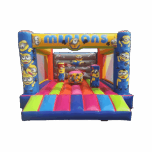 Château gonflable aux couleurs des Minions