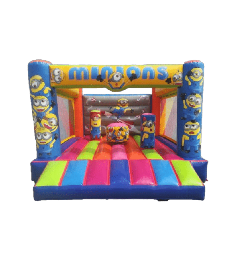 Château gonflable aux couleurs des Minions