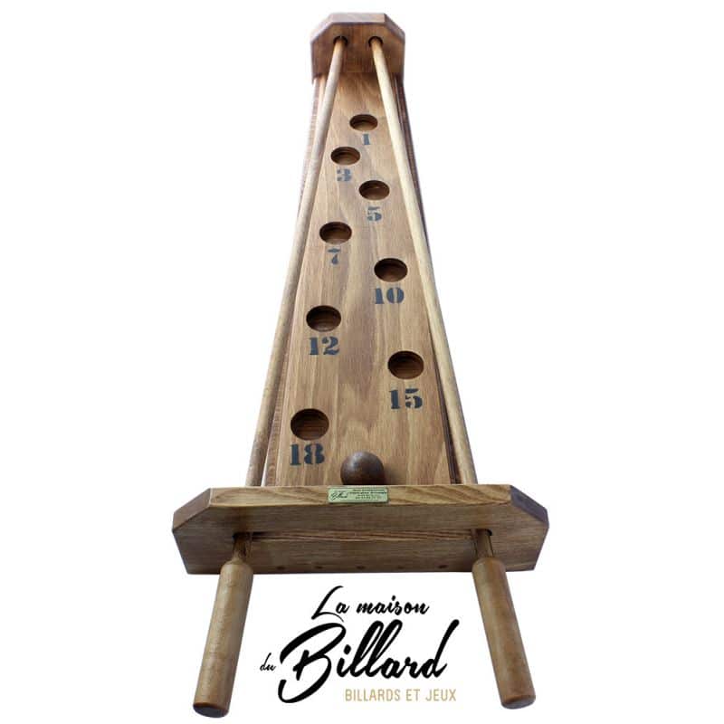 Jeu de Roll Up géant en bois avec sa rampe