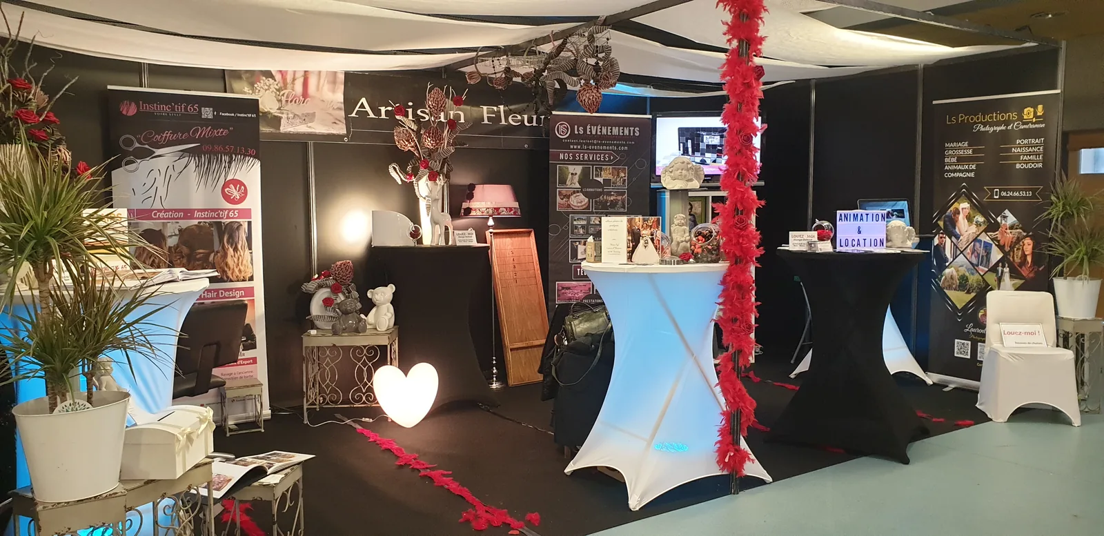 Stand Ls Événements au Salon du Mariage de Tarbes