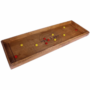 Jeu de tir sur cible en bois avec élastiques